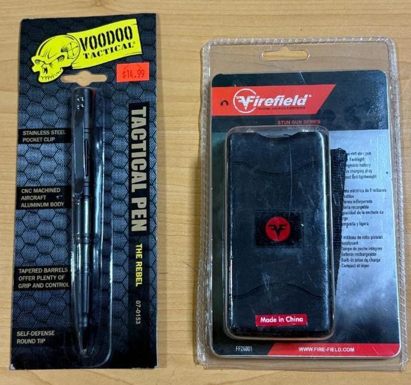 VooDoo Tactical, Tactical Pen, The Rebel and Firefield Stun Gun, Both New