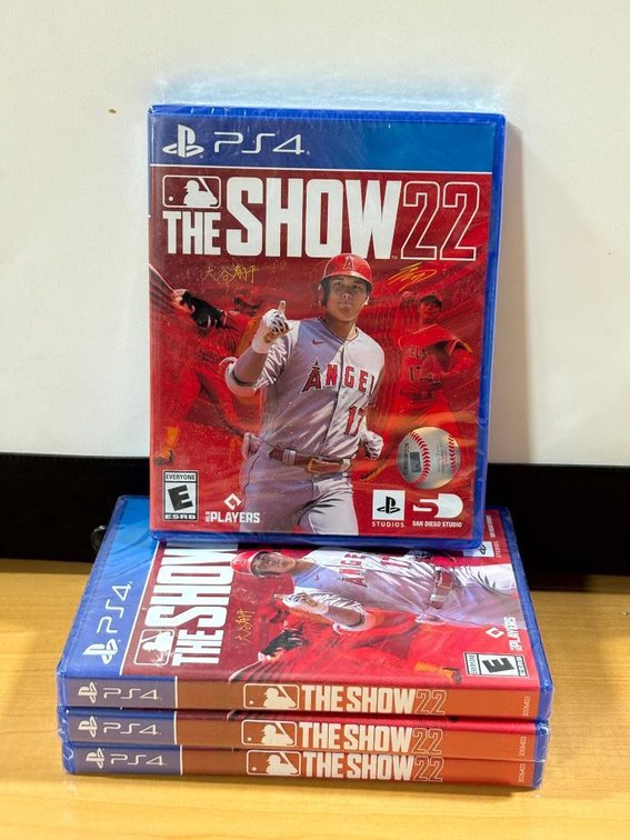4 New PS4 Sealed Video Games MLB The Show 22 Baseball