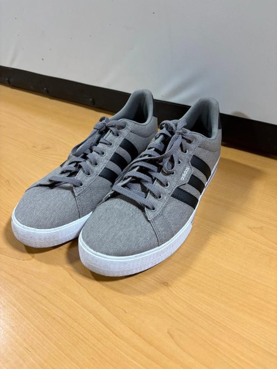 New Adidas Size 11-1/2 Canvas Streetwear Sneakers, Daily 3.0 Skateboarding Shoes