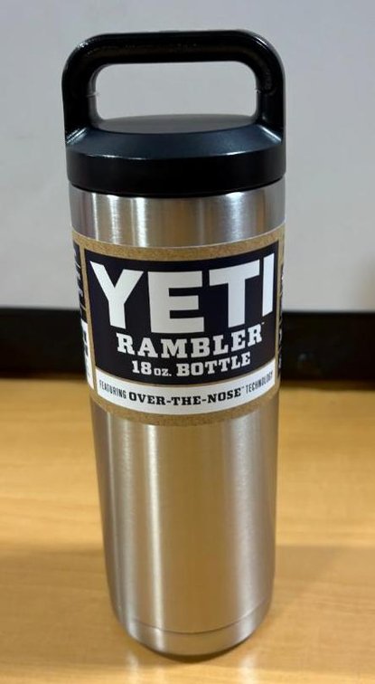 New, YETI Stainless Steel 18oz Rambler Bottle