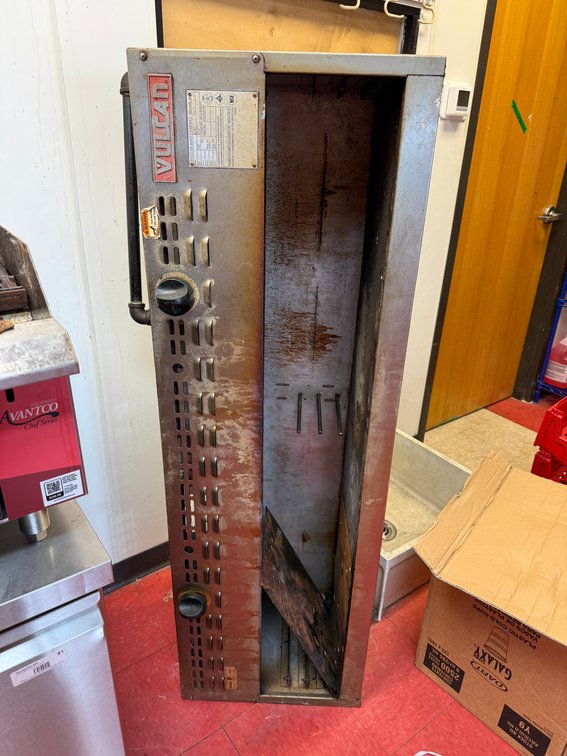 Vulcan Hart ICM60-1 Gas Infrared Cheese Melter Salamander, 60in, Disconnected for Buyer, Pre-Owned