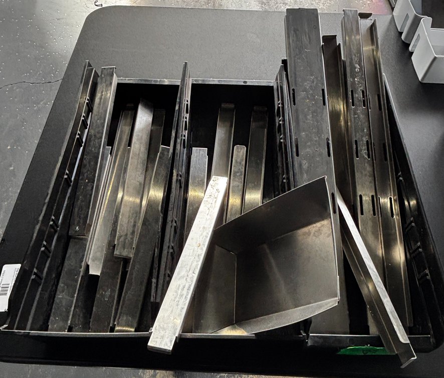 Group of NSF Stainless Steel Steam Pan Dividers