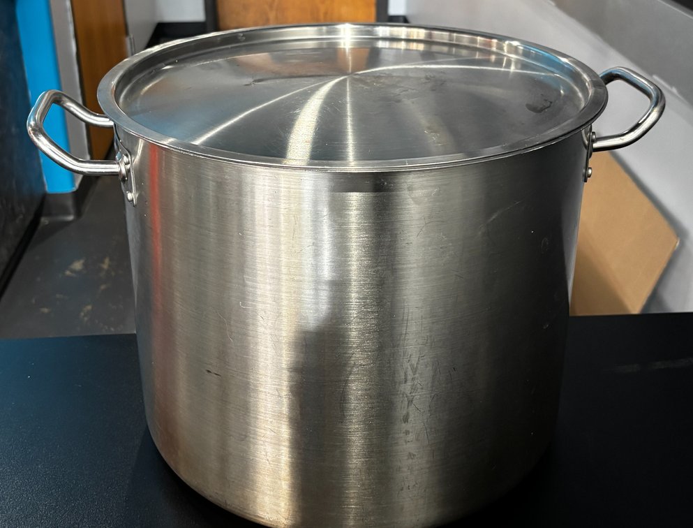 WINCO Stainless Steel Stock Pot w/ Lids, Model: SST-12 - 12 Quart