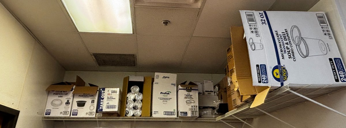 Large Selection of Unused Non-Perishable Takeout and Serving Containers & Inventory, See Images