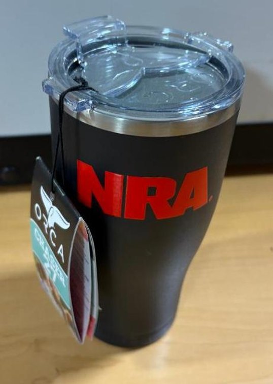 NRA Branded 30oz Orca Coolers Insulated Drink Tumbler
