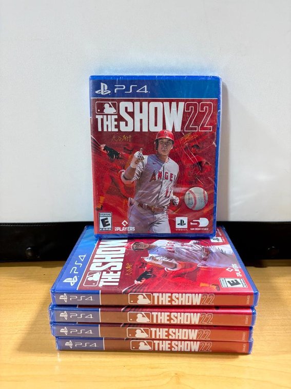 Lot of 5, PS4 Sealed Baseball Games, MLB The Show 22