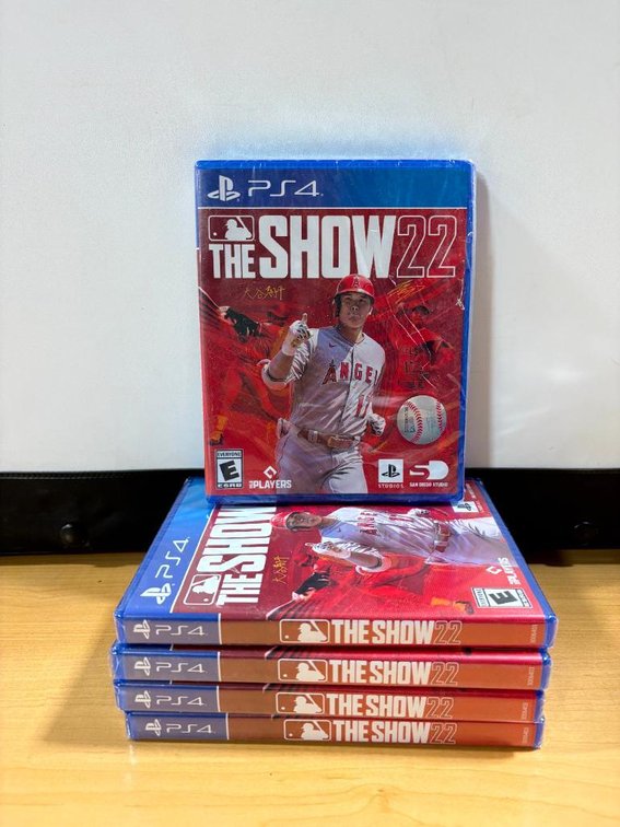 Lot of 5, PS4 Sealed Baseball Games, MLB The Show 22