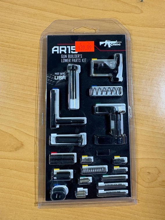 CMMG AR15 Gun Builders Lower Parts Kit, New, Made in USA