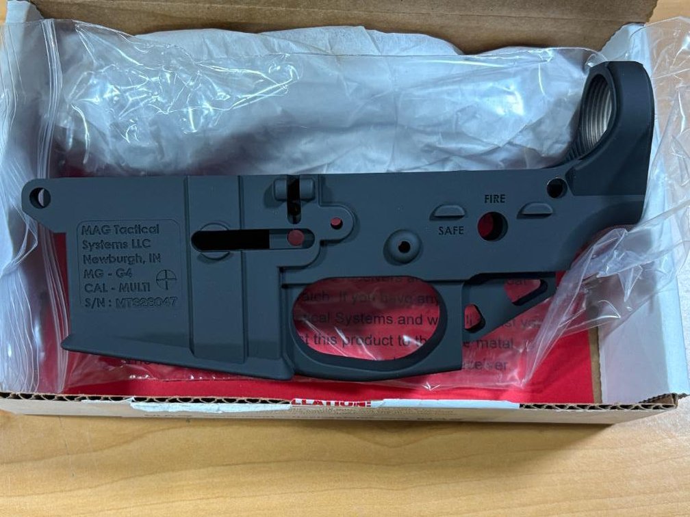 MAG Tactical MG-G4 Lower Receiver, Cal-Multi, Mag Black, SN: MTS28047 (Required Permit to Purcahse)