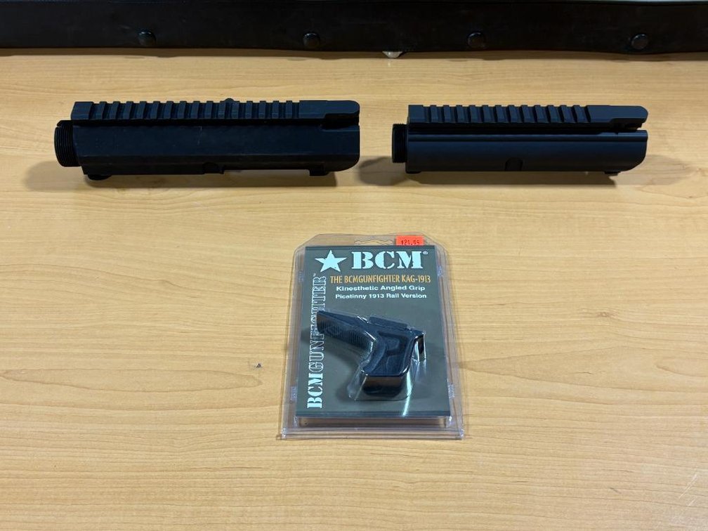 Lot of 2 New Stripped Billet Upper Receivers & BCM