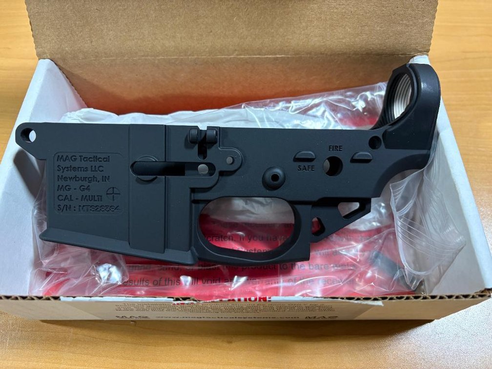 MAG Tactical MG-G4 Lower Receiver, Cal-Multi, Mag Black, SN: MTS28384 (Required Permit to Purcahse)