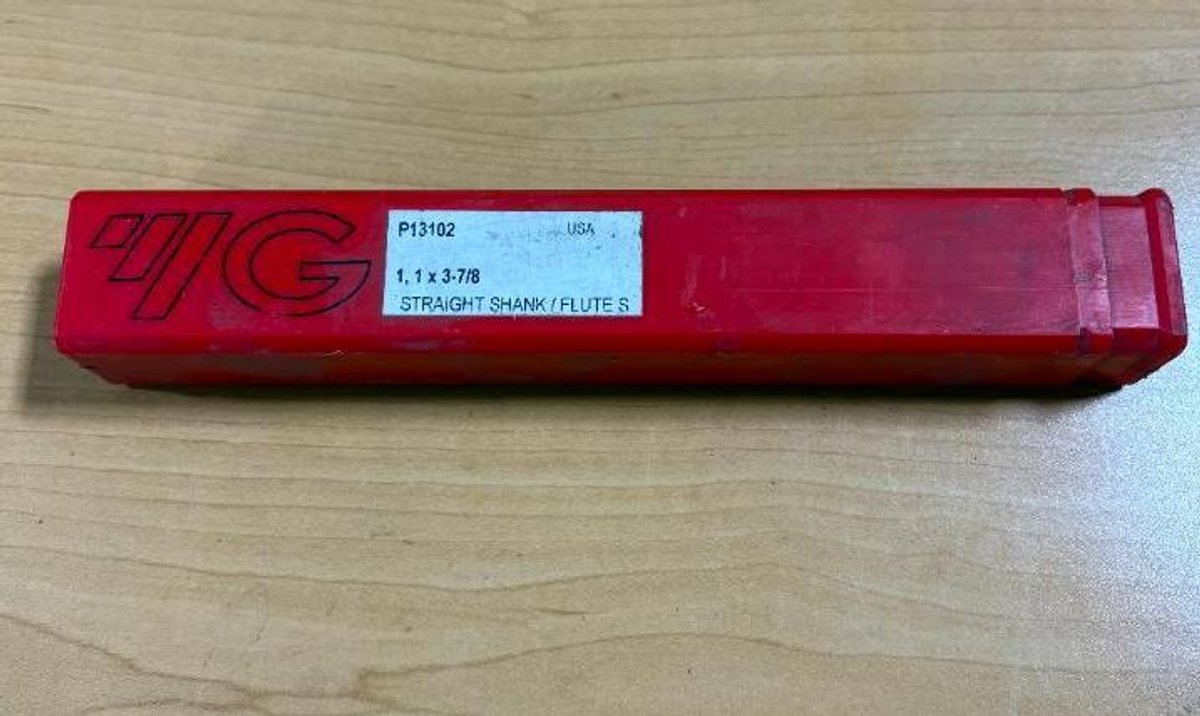 YG-1 P13102, 1, 1 x 3-7/8 Straight Shank / Flute