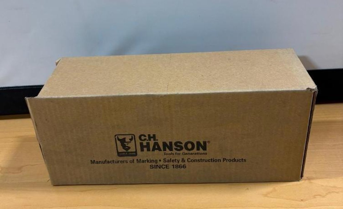 New Case of 12, C.H. Hanson, Flagging Tape, 300ft/Roll