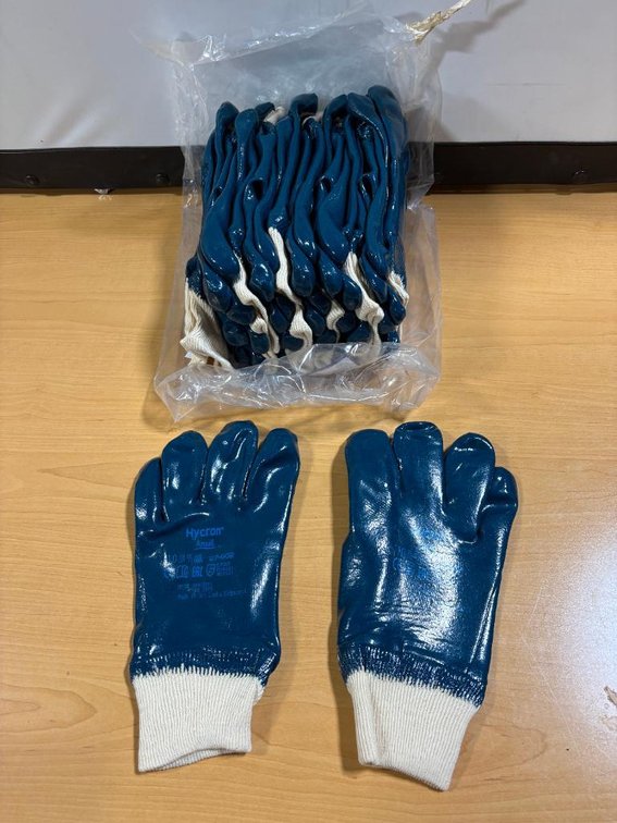 New, Pack of 6 pair, Hycron Gloves