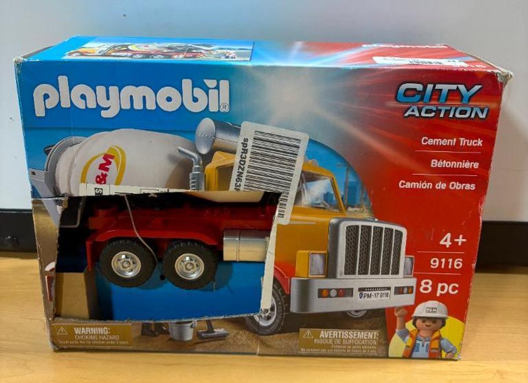 Playmobil City Action, Cement Truck, 8pc, NIB