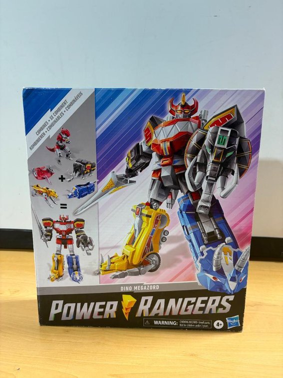 NIB, Hasbro Power Rangers Dino Megazord, 5 Transformer Rangers Make One Dino Megazord