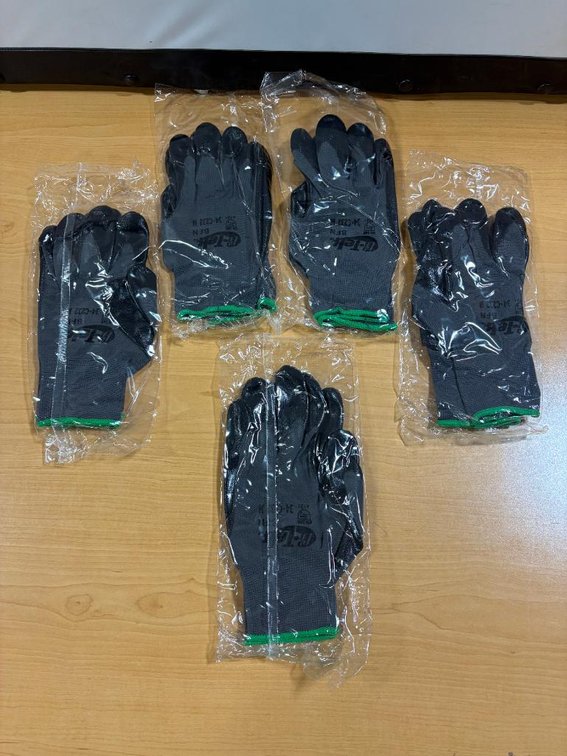 Five Pair of Gloves