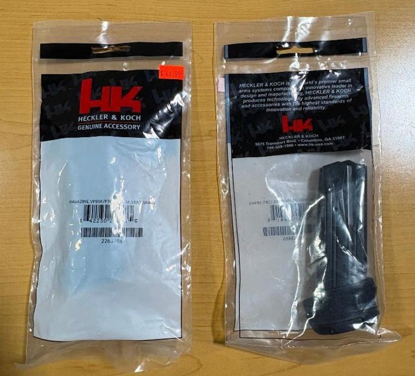 Lot of 2, New, H&K Magazines, VP95K