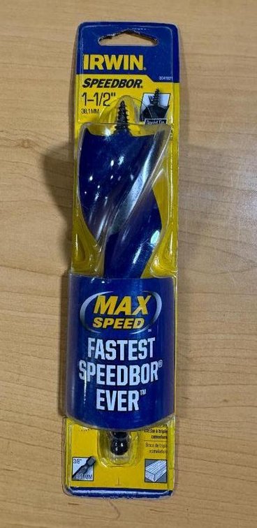 New, Irwin Speedbor 1-1/2in Max Speed Bit
