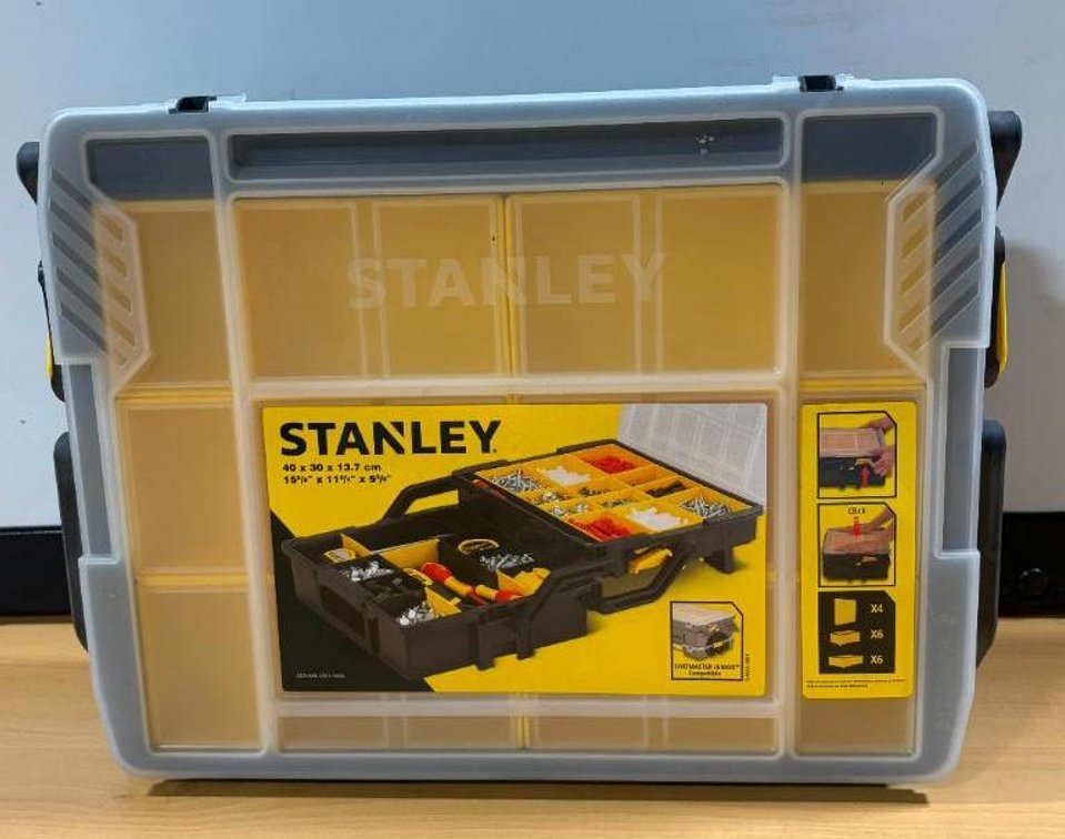 New, Stanley Organizer Task and Tool Organizer Box