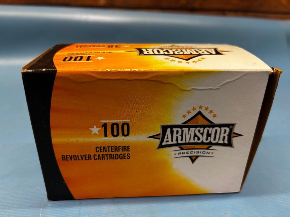 Armscor 38 Special 158gr FMJ - 100 Revolver Cartridges