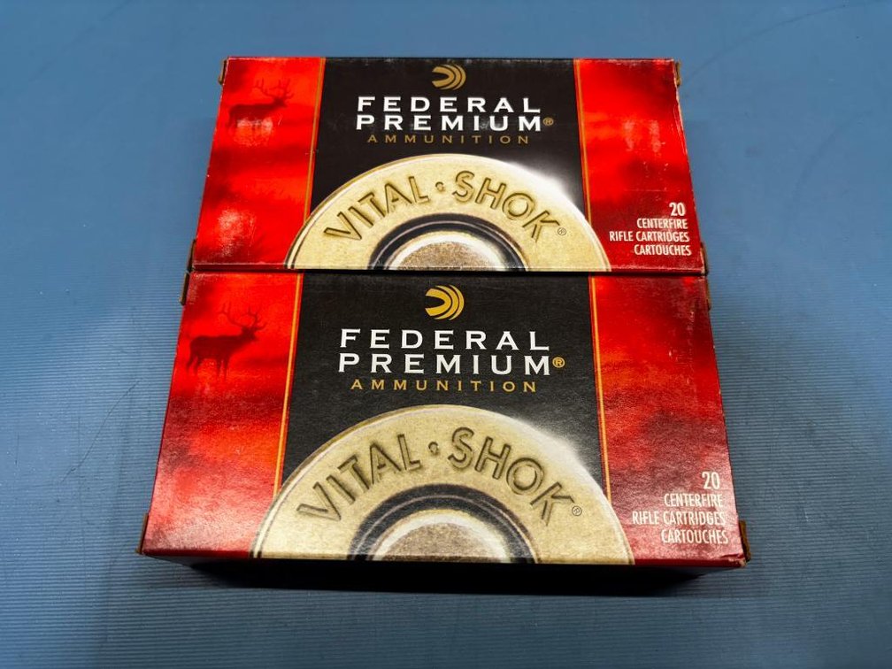 (2) Federal Premium 338 Win Magnum 180gr Nosler Accubond - 20 Rounds Each