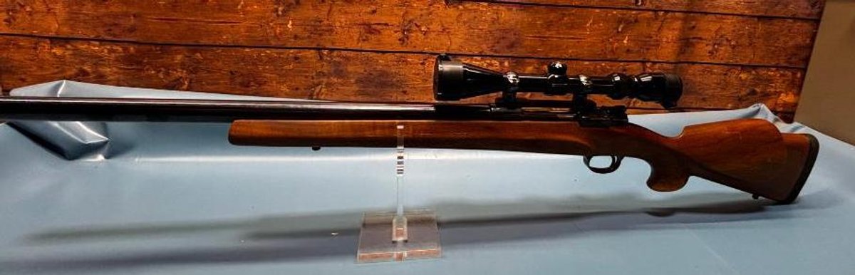 Mauser 98 Action Heavy Barrel Custom Stock 22-250 w/ Simmons Scope