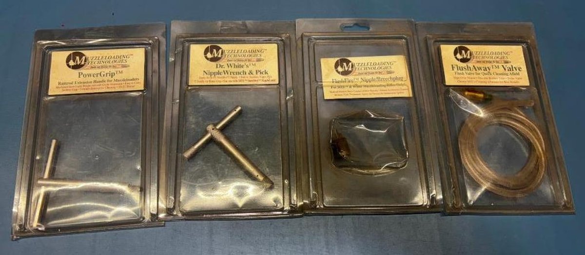 Lot of 4 Muzzleloading Tech Gun Accessories & Cleaning Tools