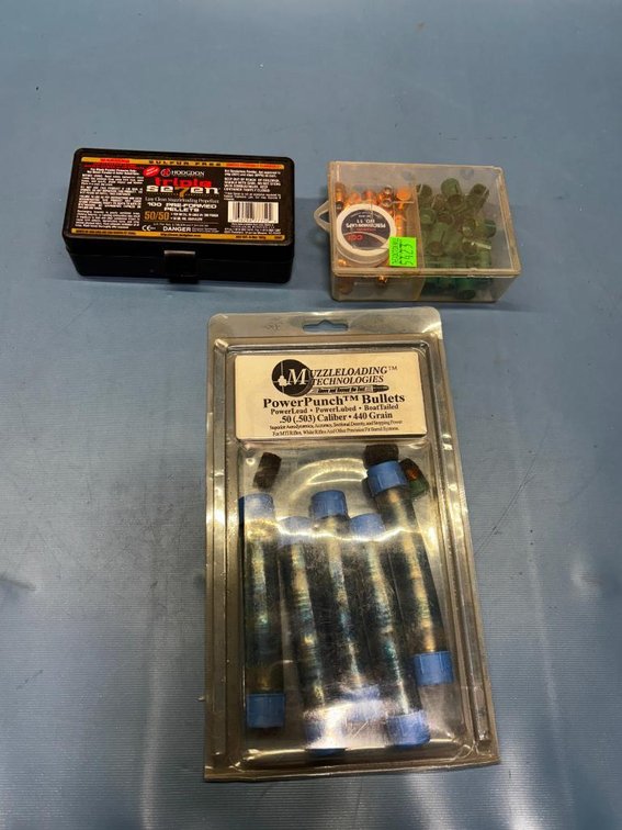 Lot of 3 Muzzleloading PowerPunch Bullets & Pellets