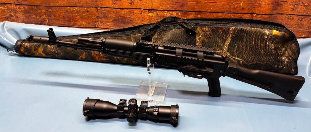 Arsenal Model SLR 107FR AK Rifle 7.62x39 cal w/ 3x9 Sniper Scope SN: 0241