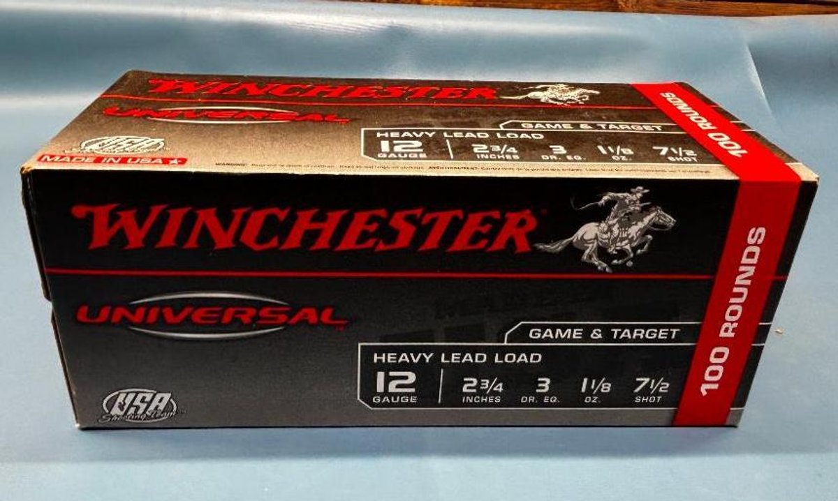 Winchester Universal 12 Gauge Heavy Lead Load - 100 Rounds