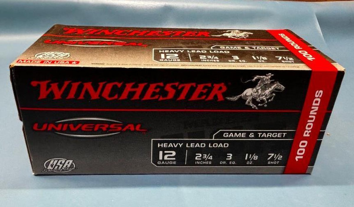 Winchester Universal 12 Gauge Heavy Lead Load - 100 Rounds