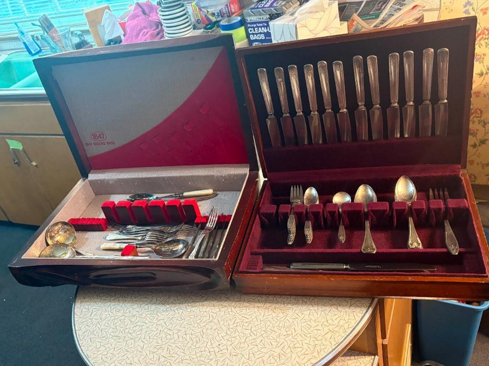 Two Silverware Sets