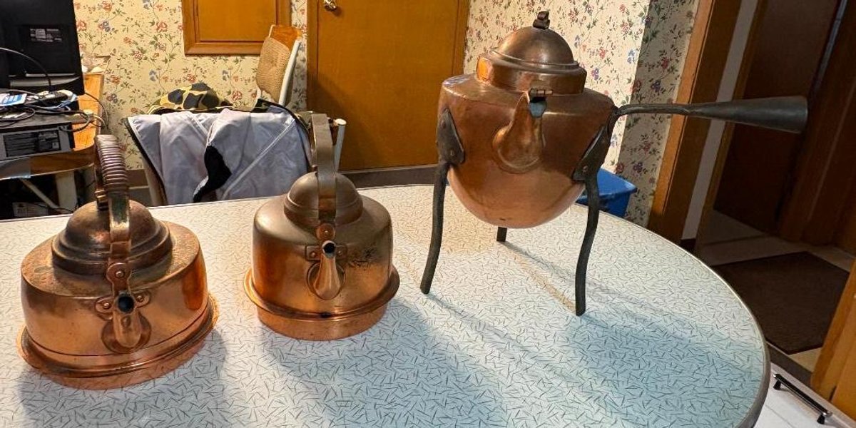 Copper Lundin & Lindberg Brkiestuna 1.5 Lr Serving Urns / Tea/Coffee Pots
