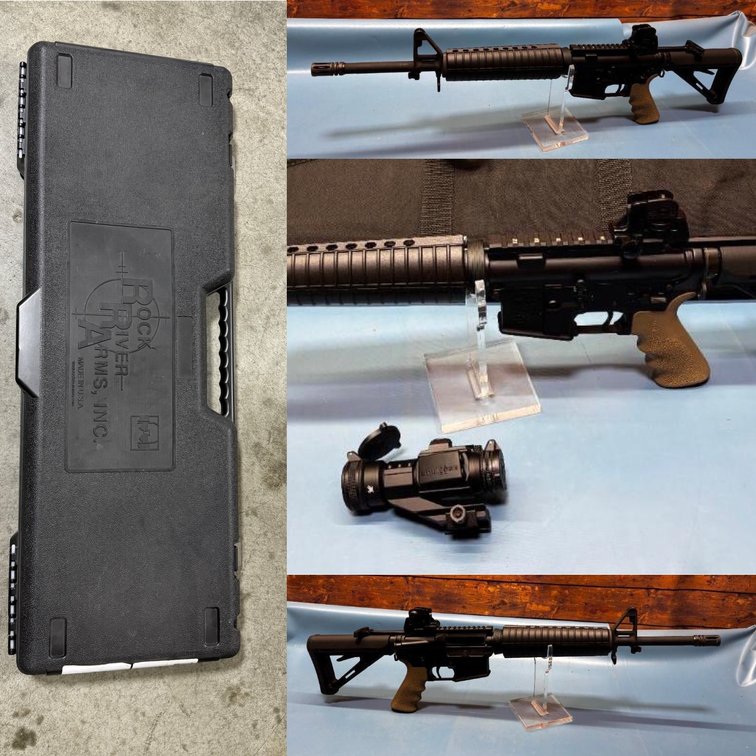 Rock River Arms LAR-15 5.56 cal w/ Vortex StrikeFire Dot Sight SN: KT1196509, Factory Hard & Soft Case