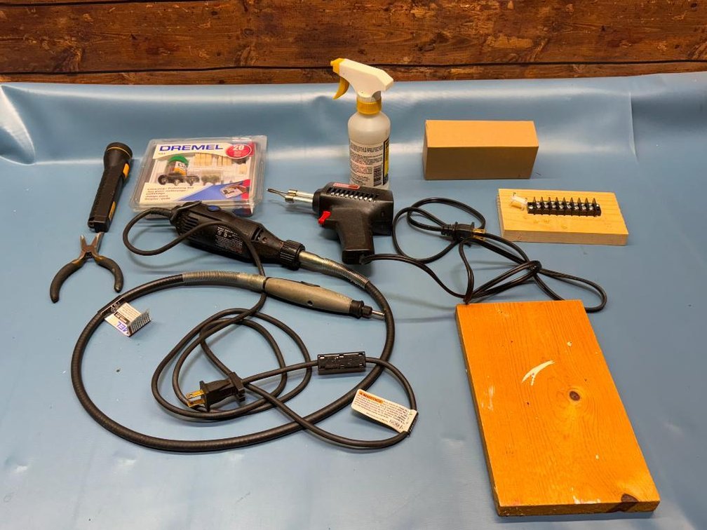 Dremel Rotary Tools, 20-Pcs Cleaning/Polishing Set, etc