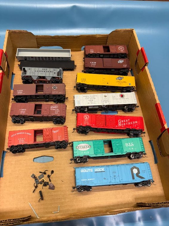 Group of HO Scale Model Trains - See Images for details