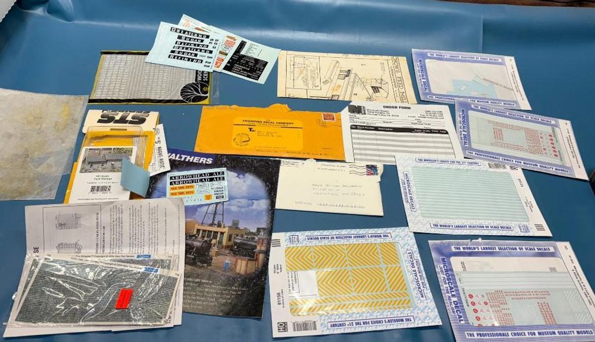 Assorted Model Train Decals