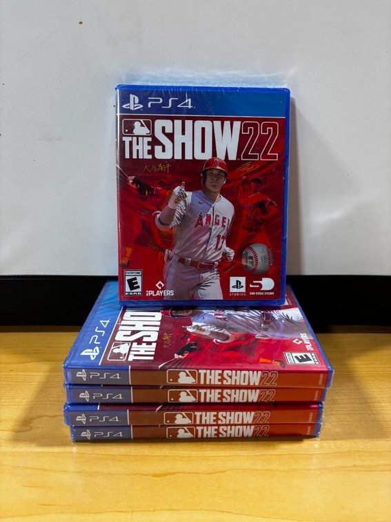 Lot of 5, Sealed PS4 Games, MLB The Show 22