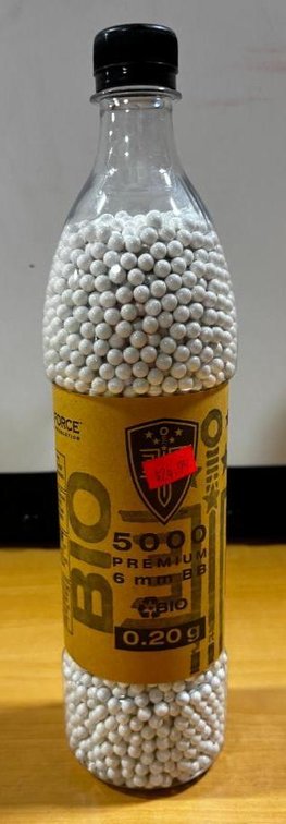 New Bottle, 5,000 Round 6mm Air Soft BBs
