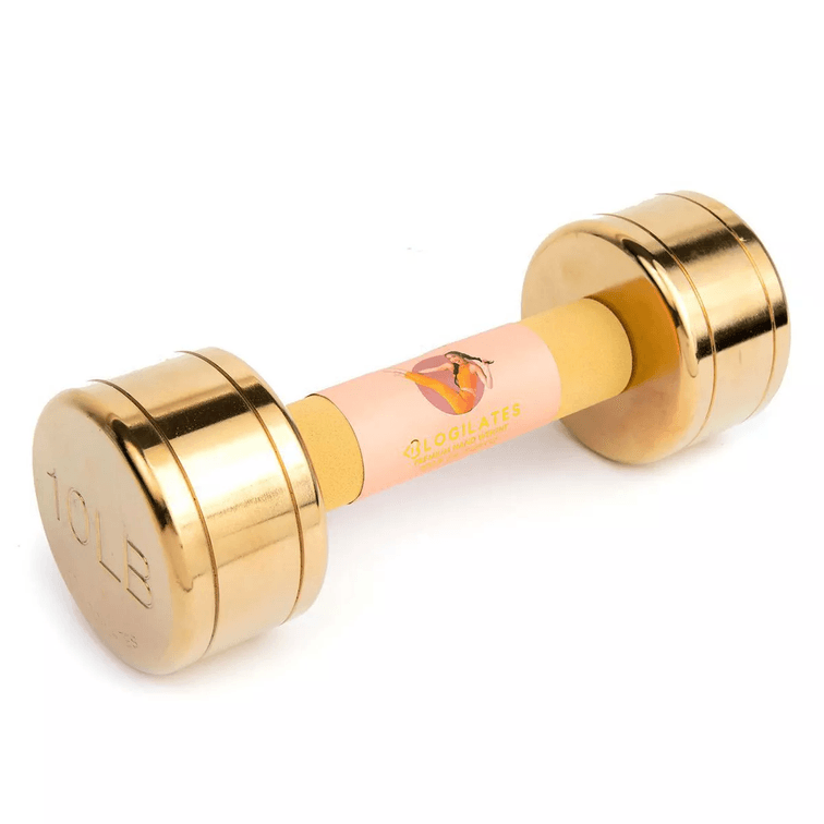10lb Blogilates Dumbbell - Gold