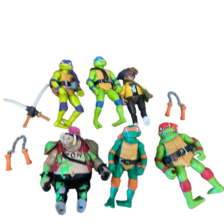 Set of TMNT Action Figures - All Items Pictured 