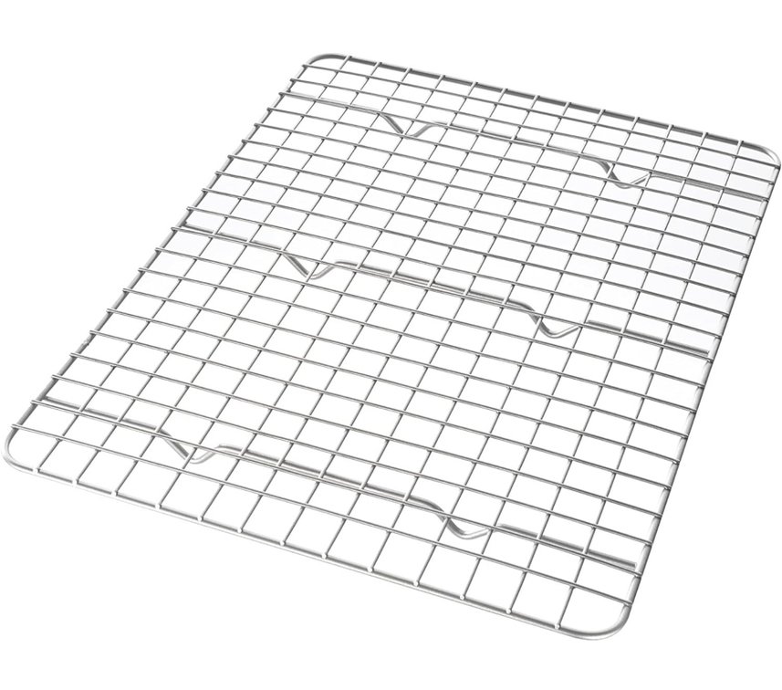 SET of 2 Quarter Sheet Oven Safe Nonstick Baking and Cooling Racks