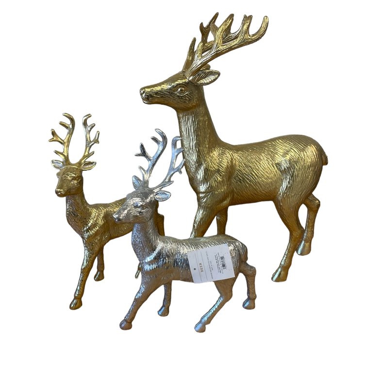 Set of 3 Deer Decor