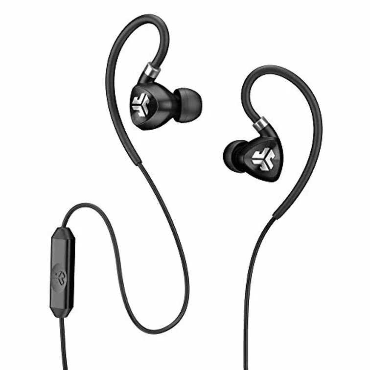 JLab Audio Fit2 Sport Earbuds, Sweatproof, Water Resistant with in-Wire