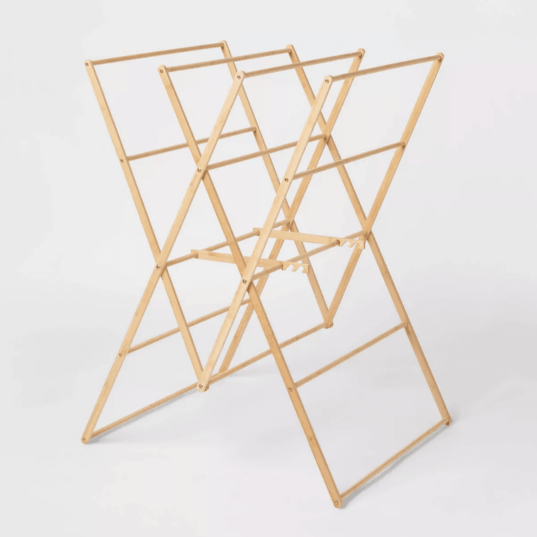 Set of 2 High Capacity Wood Drying Rack - Brightroom™