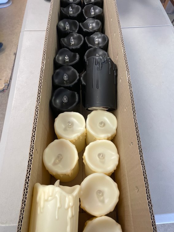 Set of 22 LED Candles