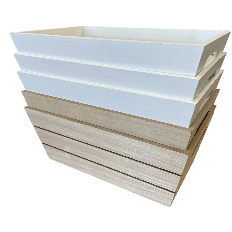 Set of 5 Wood Creates 