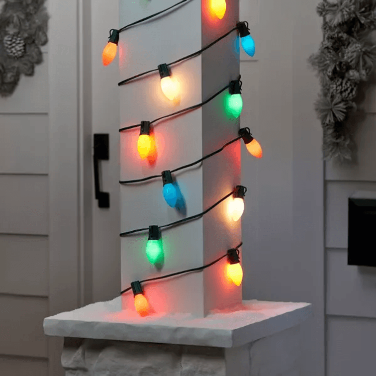 20ct Incandescent C9 Christmas String Lights Multicolor with Green Wire - Wondershop