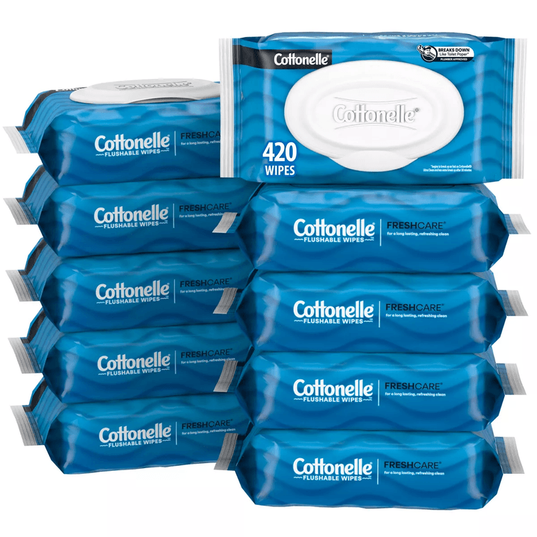 14 Packs of Cottonelle Flushable Wet Wipes